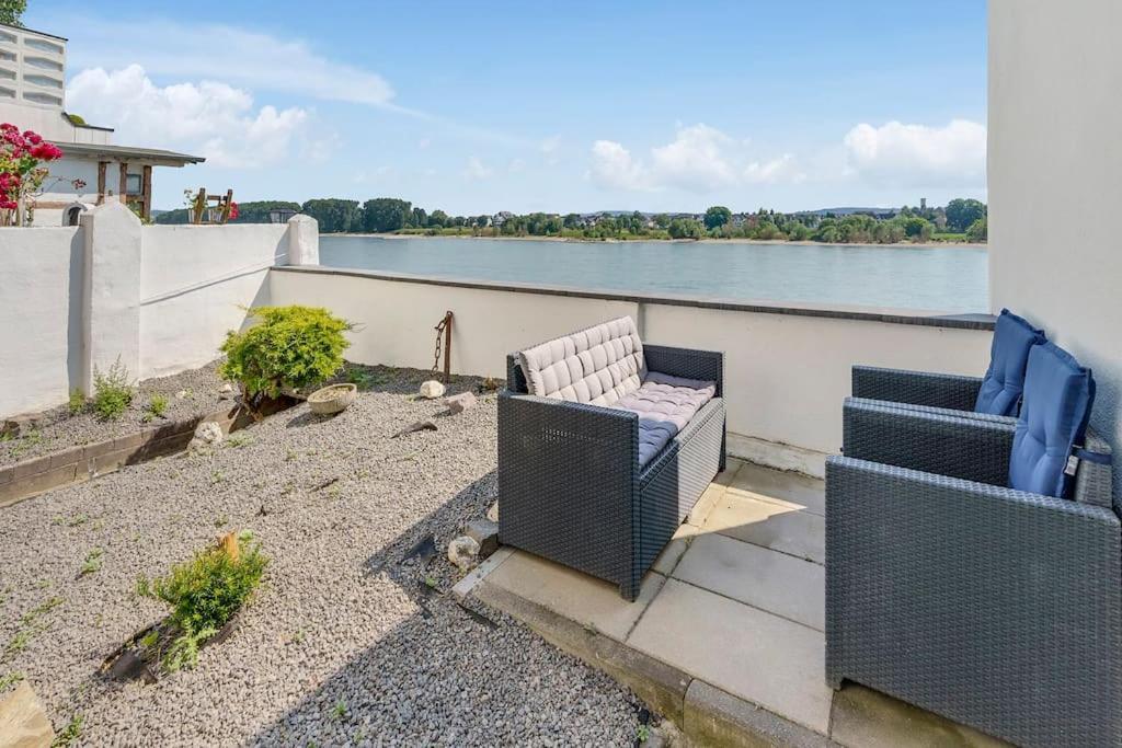 Tiny Apartment With Spacious Terrace On The Rhine Neuwied Extérieur photo
